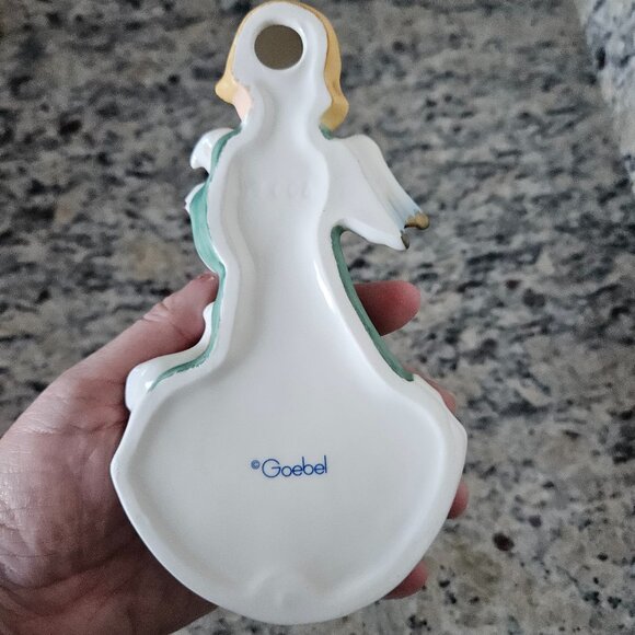 RARE MIB GOEBEL ANGEL & NATIVITY LAMBS HOLY WATER WALL POCKET FONT PLANTER POT - Picture 9 of 11